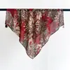 Pañuelo pequeño cuadrado de algodón y lino color marrón estilo Maillard para mujer, estilo nuevo, elegante y versátil, pañuelo decorativo para la cabeza, diadema, pañuelo de cuello, accesorio para la cintura