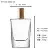 Botellas de Perfume Transparentes en Stock, Botellas con Atomizador, Botellas de Perfume Vacías, Botellas de Perfume de Vidrio con Tapa de Rosca de 15 mm al por Mayor