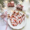 Decorações de Natal Ins Transfronteiriças Conjunto de Bolas de Árvore de Natal Pintadas Enfeites Pendurados Caminhão de Bengala Trem Picador de Gelo Decoração