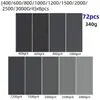 Papel de lija negro de 93x230 mm para uso húmedo y seco, Amazon Transfronterizo, Suministro Mayorista a Granel