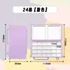 Caja de Pintura de Acuarela Mini Portátil 12 Colores 24 Colores Caja Azul Pequeña Caja Roja Pequeña Compartimento Caja Vacía Viaje Paleta Sólida