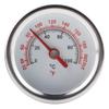 Termômetro industrial axial bimetálico tipo ponteiro de aço inoxidável para forno de churrasco, forno, disco de caldeira