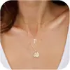 Conjunto de Collar de Tres Capas con 26 Letras para Mujer Estilo Europeo y Americano, Collar Apilado Multicapa con Colgante Asimétrico Moderno y Personalizado