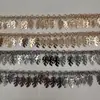 Folhas galvanizadas de celebridade destacam peça corrente de metal diy roupas sapatos bolsa cortina acessórios atacado