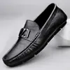 Zapatos de Hombre de Piel Genuina 2026 Nuevo Estilo Zapatos de Negocios Británicos Transpirables Suela Suave Zapatos Casuales Mocasines Slip-on Hombre