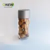 Frasco de Plástico de Boca Ancha de 1000ml Frasco Sellado para Dulces y Snacks Botella de PET para Té Aromático y Frutas Secas Frasco para Empaque de Nueces