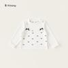 Ropa para Niños Youbao Top Falso de Dos Piezas para Niñas Nuevo 2026 Primavera y Otoño Camiseta para Niños Camiseta Base con Lazo para Niña Pequeña