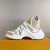 Chegada Nova 2025 Sapatos Torre Versátil Estrela Igual Arqueado Sola Grossa Ins Moderno Cadarço Tênis Casual Feminino