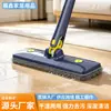 Mop Flat Dobrável Mãos Livres, Mop com Centrifugação Automática para Uso Doméstico, Mop de Limpeza em Uma Etapa, Mop Flat Dobrável, Personalizável