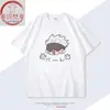 Camiseta de Manga Corta Unisex de Algodón Anime Jujutsu Kaisen Gojo Satoru Colaboración Verano Tallas Grandes Ropa