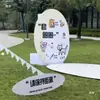 Festival del Doble Nueve Jardín de Infancia Tablero de Registro para Actividades de Integración de Equipo al Aire Libre Accesorios para el Juego de Lanzamiento de Sacos de Arena Pared de Fondo para Planificación de Bodas Tablero de KT