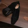Botines Planos de Punta Cuadrada para Mujer 2026 Otoño/Invierno Nuevos Versátiles Mate Adelgazantes Suela Plana Moda Botas Chelsea para Mujer Tendencia