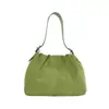 Bolso de diseño nicho coreano principios de otoño 2026 bolso cubo color sólido vintage bolso de mano para el día a día bolso bandolera para el trabajo
