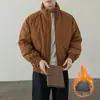 Nueva Moda Estilo Minimalista Juvenil Cuello Alto Color Sólido Patchwork Exterior Retro Versátil para Viajar Chaqueta Cardigan de Manga Larga