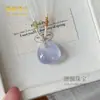 Colgante de Ojo de Gato de Hielo Alto Lazo Mariposa Brillo Súper Hielo para Mujer Hanfu Regalo de Puesto Callejero Transmisión en Vivo Adornos al por Mayor