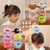 Accesorios Lazo para el Cabello de Peluche de Dibujos Animados Coloridos para Niños Banda Elástica de Alta Elasticidad Cuerda para el Cabello de Cola de Caballo para Niñas Accesorios para el Cabello de Estilo Coreano Al Por Mayor