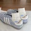 Meias novas de primavera e verão meias finas de cano alto femininas absorventes de suor respiráveis bordado ins estilo ovo ballet meias amontoadas para mulheres