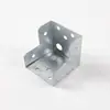 Accesorios para barandillas de acero zincado con hebilla fija, conectores de esquina, piezas de esquina grandes, piezas de esquina pequeñas, abrazaderas de esquina 25*50, abrazaderas exteriores 25*50