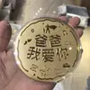 Moneda de Oro con Contenido de Oro Puro 999, un Símbolo de Éxito y Prosperidad, un Regalo de Feliz Cumpleaños, Regalo de San Valentín, Regalo 520, y un Souvenir