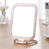 Espejo de maquillaje de escritorio multiusos HD, espejo con asa, espejo con asa, espejo de mano, espejo de pared plegable portátil, espejo de tocador, espejo de escritorio con aumento