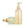 Frasco de Álcool em Gel 24 Dentes Tipo Push de Alta Qualidade Bronze Fosco, Pet Transparente Fosco Ombro Redondo 300ml Frasco de Óleo de Limpeza