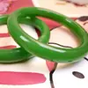 Pulsera de Barra Redonda de Cristal Rosa de Flor de Melocotonero de Hielo Natural Imitación de Jade para Mujer Mismo Pulsera de Jade para Mejor Amiga Accesorios de la Dinastía Han