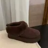 Botas de Nieve Integradas de Piel de Oveja Transfronterizas Modelo Nuevo 2025 Zapatos de Algodón de Suela Gruesa Tatzler para Mujer Botas de Lana de Cuero Genuino