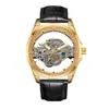 Nuevo reloj transparente hueco no automático para hombres de negocios impermeable luminoso comercio exterior transfronterizo AliExpress generación