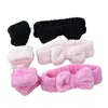Diadema Casual Coreana de Terciopelo Coral con Lazo, Set de Tres Piezas, Apta para la Piel, Suave, Lavable, Antideslizante, Diadema de Color Puro