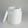 Botella de Plástico de Boca Ancha de 500 ml para Sal Explosiva, Botella Dosificadora de Polvo Pe de 1 Litro, Cubo de HDPE, Cubo de Plástico de Color para Polvo Blanqueador con Tapa