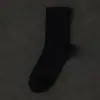 Calcetines Suxinaimin para Hombre Color Puro Caña Media Verano Malla Fina Caña Larga Desodorantes 10A Antibacterianos Calcetines de Negocio