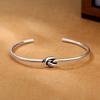 Pulseira Nó do Amor Europa e Estados Unidos Personalidade Maré Design Temperamento Simples Pulseira Nó Único Fornecimento Comércio Exterior Atacado