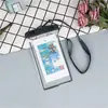 Bolsa Impermeável para Celular com Tela Sensível ao Toque, Adequada para Natação, Pode Tirar Fotos, Capa Impermeável Transparente para Celular para Equipamentos de Snorkel e Rafting na Praia