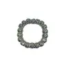 Acessórios de liga cinza com diamantes vazados estilo coreano joias simples de coração oval acessórios de cabelo feitos à mão bolsa sapatos acessórios de flor