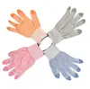 Luvas de nylon listradas zebra de 13 pinos cor base listra listra multicolor leve e alta elasticidade respirável luvas de proteção para o trabalho