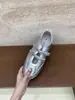 Sapatos Casuais Preguiçosos Retro Estilo Ballet com Solado Plano, Duplo Velcro e Bico Redondo para Mulheres na Primavera