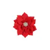 Nuevo pasador de hoja de loto para niños, pasador de flor de loto de múltiples capas con diamantes de imitación puntiagudos, más taladro, 13 colores opcionales