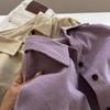 Estilo coreano estilo menina elegante chique antienvelhecimento veludo cotelê camisa feminina solta retrô 2024 outono e inverno nova camisa da moda