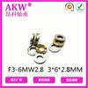 Rolamento Axial Plano Akw Encore F3-6M W2.8 3*6*2.8mm