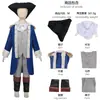 Traje de Abogado Retro de Halloween para Disfraz de Rol de Nuevo Producto Transfronterizo Traje de Caballero de Frac Presidencial de Washington Traje de Desempeño