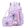 Nueva Mochila Estudiante Stitch para la Temporada de Regreso a Clases Ligera y que Reduce la Carga Gran Capacidad para Grados 1-6 Niños y Niñas Bolso de Hombro