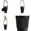 Funda de Cuero PU para Taza de Café, Bolsa Tote Anti-quemaduras y Aislante Térmico, Funda Protectora para Bebidas para Llevar, Funda Anti-quemaduras para Tazas de Té de Leche