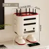 Caja de Almacenamiento para Router Wifi para Uso Doméstico, Organizador de Tomas de Corriente para Sala de Estar, Módem Inalámbrico, Caja de Almacenamiento para Decodificador