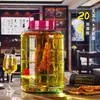 Frasco de vino de vidrio envío 30 kg 40 kg burbuja gruesa botella de vino grifo recipiente de vino sin plomo barril de vino frasco de vino