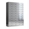 Gabinete de comedor de acero inoxidable 304, Alacena con múltiples puertas y compartimentos, Gabinete de almacenamiento para cafetería escolar, Archivador comercial a prueba de óxido
