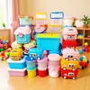 Armazenamento de Desenho Animado de Brinquedo Infantil Caixa de Armazenamento de Lanche de Bebê Caixa de Armazenamento de Mesa Organizar Caixa de Armazenamento Balde de Areia de Praia ao Ar Livre