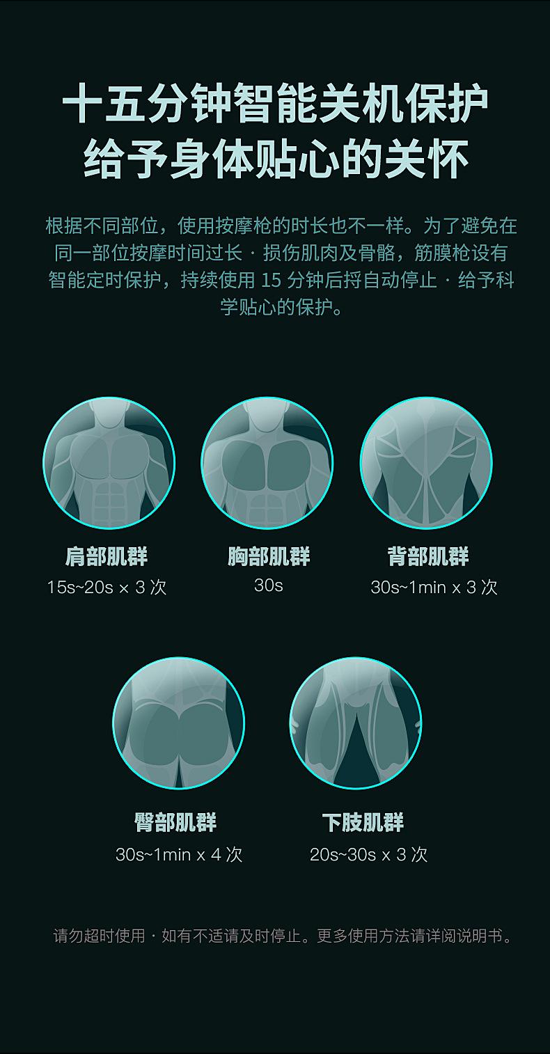 掌心迷你筋膜枪 按摩器 肌肉冲击放松筋膜枪 电动按