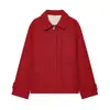 Moda feminina transfronteiriça 2026 estilo europeu e americano casual solto abotoamento lapela manga longa oversized casaco para mulheres M561816