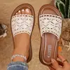 Comercio Exterior Tallas Grandes 35-43 Chanclas Planas para Mujer 2026 Verano Estilo Europeo y Americano Sandalias de Playa Transfronterizas Venta al por Mayor