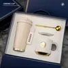 Set de Regalo Empresarial Estilo Lujo Ligero, Taza Chapada en Cobre, Logo Personalizado, Regalo Práctico para Eventos para Clientes